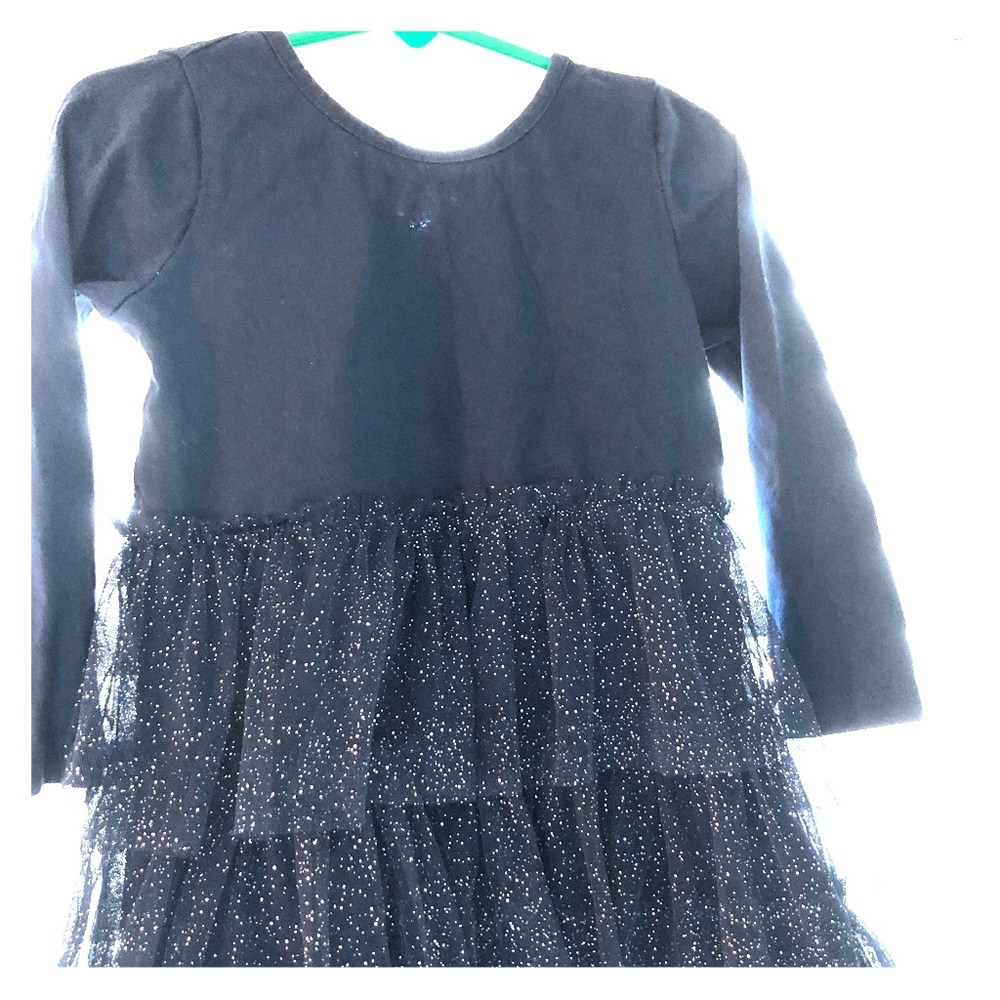Gap Navy blue ballet dress with sparkly skirt 3T